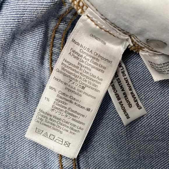 Madewell - Women's The Perfect Vintage Wide-Leg Crop Jean Size 32 Raw Hem NWOT - Picture 7 of 9